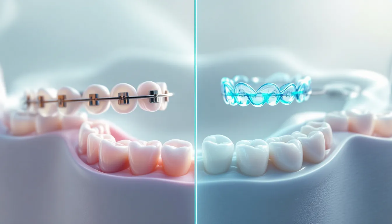 Diferencias clave entre los brackets tradicionales y la ortodoncia invisible en 2024
